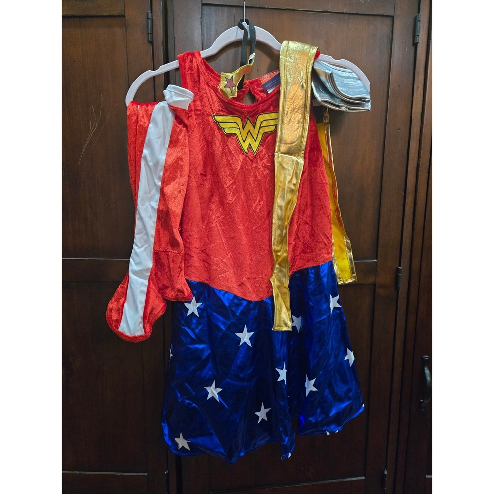 Wonder Woman Costume Kids Dress Up Superhero Halloween Cosplay